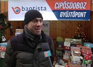 Cipősdoboz akció Békéscsabán