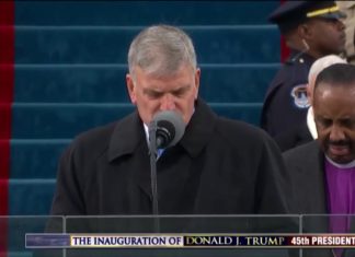Franklin Graham imádsága az elnöki beiktatáson