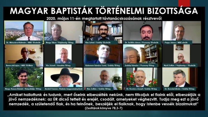 Videotanácskozás résztvevői 2020. 05. 11