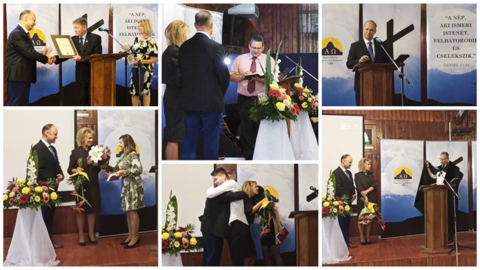 Dr. Steiner József lelkipásztor-búcsúztató istentisztelete a Tahitótfalui Baptista Gyülekezet alkalmán