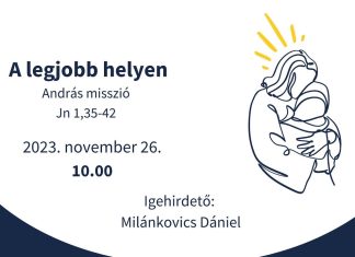 2023. nov. 26. – A legjobb helyen – Milánkovics Dániel – Győr