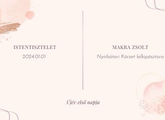 Istentisztelet 2024.01.01 – Újévi szolgálat – Makra Zsolt – Nyírbátor