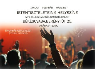 Újforrás Baptista Gyülekezet élő közvetítés 2024. 01. 14. – Krisán Zoltán – Békéscsaba