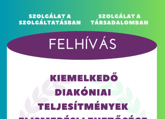 Felhívás kiemelkedő diakóniai teljesítmények elismerésére 2024