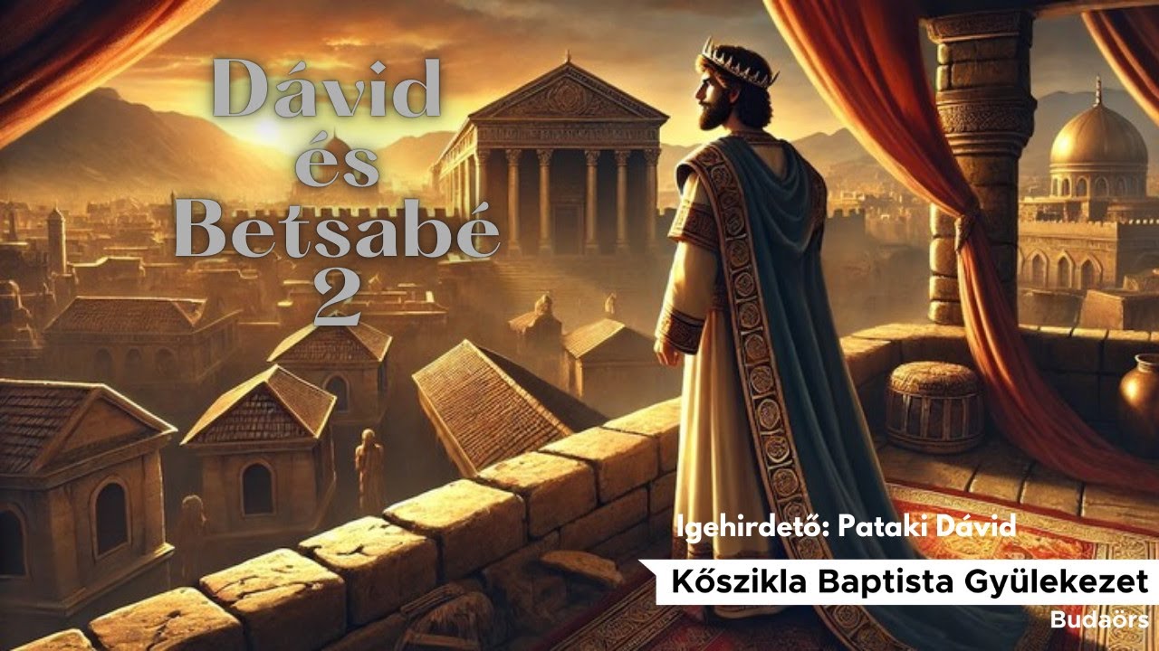 David Pataki 2024.08.11. Pataki Dávid – Dávid és Betsabé 2. rész – Budaörs ...