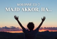 2024. 11. 10. – Majd akkor, ha… – Kolossé 2,1-7 – Rédl Dávid – Szigetszentmiklós