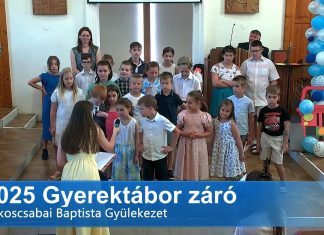 RBGY 2025.07.13. délelőtt, Gyerektábor záró – László Gábor – Bp. Rákoscsaba