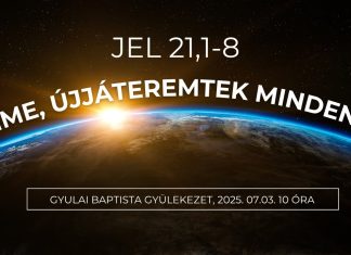 2025. 08. 03. – Íme, újjáteremtek mindent – Furus Calix – Gyula