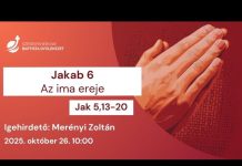 Az ima ereje – Merényi Zoltán – 2025.10.26. – Székesfehérvár
