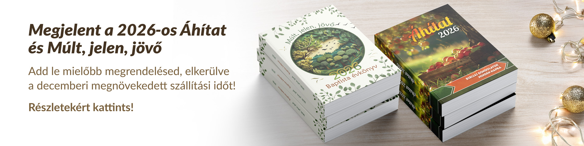 Megjelent a 2026-os Áhítat!