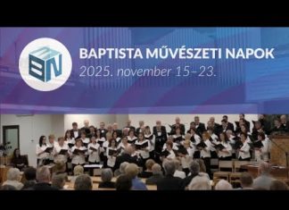 2025. 11. 16. Baptista Központi Énekkar verses koncertje – Lőrik Levente – Újpest