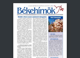 Békehírnök CXX. évf. 5. sz. 2026. március 8.