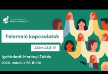 Felemelő kapcsolatok – Merényi Zoltán – 2026.03.22. – Székesfehérvár