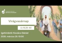 Virágvasárnap – Kovács Dániel – 2026.03.29. – Székesfehérvár