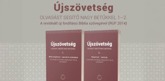 Könyvbemutató: Újszövetség olvasást segítő nagy betűkkel 1–2.
