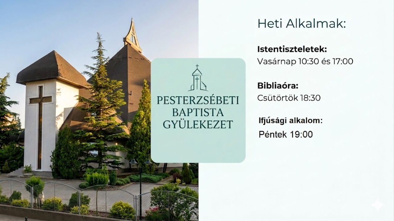 2026.05.03. du. – Van-e olyan szeretetélményünk, amit érdemes megénekelnünk? – Katona Béla – Bp. Pesterzsébet