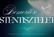 2026-05-24-de Pünkösd 1. Bemerítési ünnepély, Komlósi Sándor