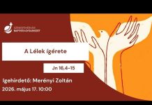 A Lélek ígérete – Merényi Zoltán – 2026.05.17. – Székesfehérvár