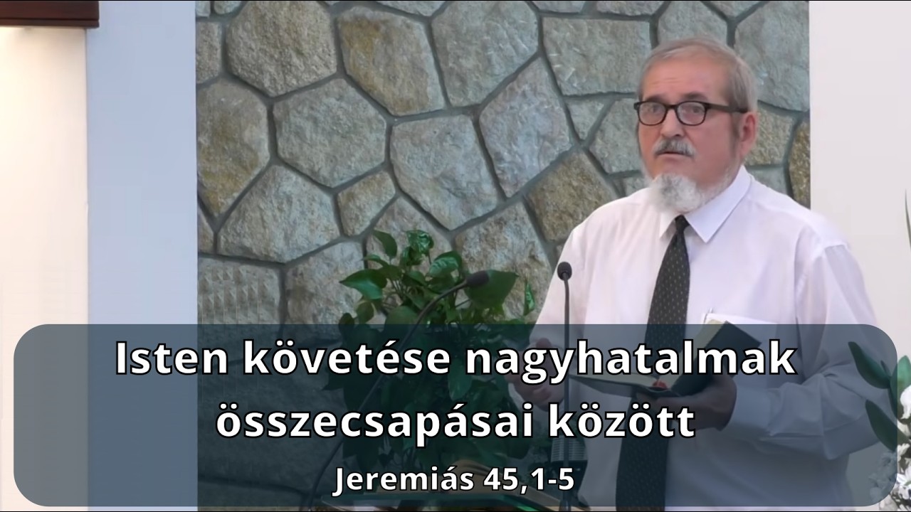 2026. 06. 07. délelőtti istentisztelet // Szilágyi Sándor – Újpest