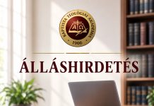 A Baptista Teológiai Akadémia állást hirdet az alábbi részmunkaidős munkakörre: