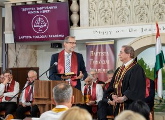 Hálaadás, útravaló és új kezdet – 120. ünnepi tanévzáró és diplomaosztó a Baptista Teológiai Akadémián
