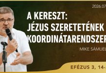 Jézus szeretetének a koordinátarendszere – Mike Sámuel – 2026.07.05. – Bp. Wesselényi utca