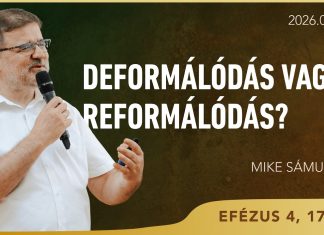 Deformálódás vagy reformálódás? – Mike Sámuel – 2026.07.19. – Bp. Wesselényi utca