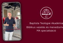 Biblikus vezetés és menedzsment MA specializáció bemutató