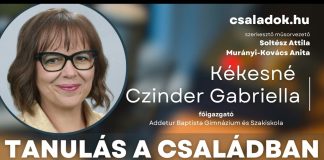 Élet a családban – Tanulás a családban – Kékesné Czinder Gabriella