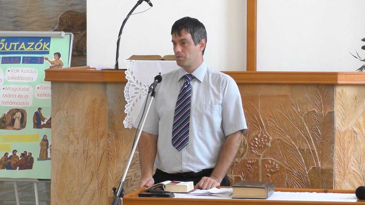 Istentisztelet – 2026.08.09. vasárnap – ifj. Tenkely Béla – Albertirsa