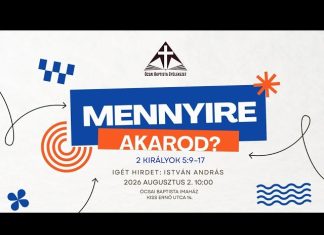 István András – Mennyire akarod? – 2026.08.02. de. – Ócsa