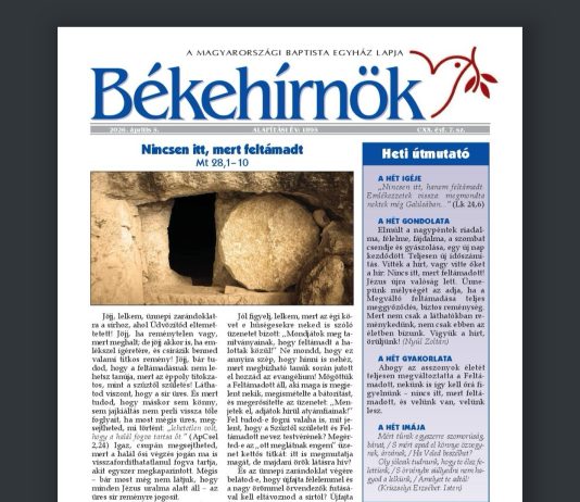 Békehírnök 2026. április 5.