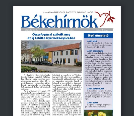 Békehírnök 2026. április 19.
