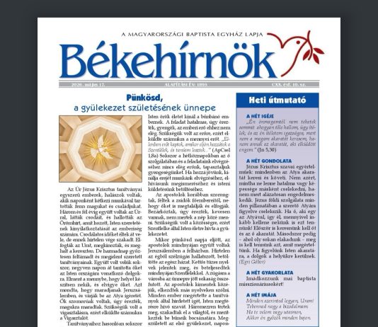 Békehírnök 2026. május 17.