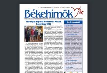 Békehírnök CXX. évf. 11. sz. – 2026. május 31. Békehírnök 2026. május 31.