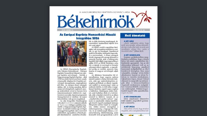 Békehírnök 2026. május 31.