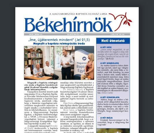 Békehírnök 2026. július 12.