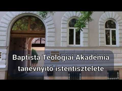 2026. 09. 13. Baptista Teológiai Akadémia tanévnyitó istentisztelete – Varga László Ottó – Budapest