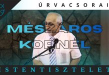 2026. 09.06 – Úrvacsorai Istentisztelet – Mészáros Kornél – Balatonszemes
