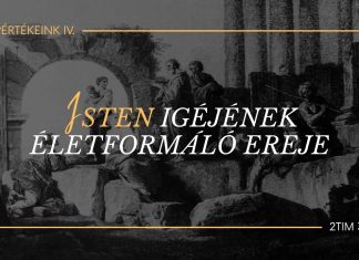 2026. 09. 27. Isten Igéjének életformáló ereje – 2 Timóteus 3,14-17 – Ujfalusi Zoltán Tamás – Szigetszentmiklós