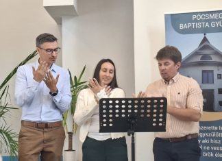 A Kőszikla siket gyülekezet szolgálata a Pócsmegyeri Baptista Gyülekezetben