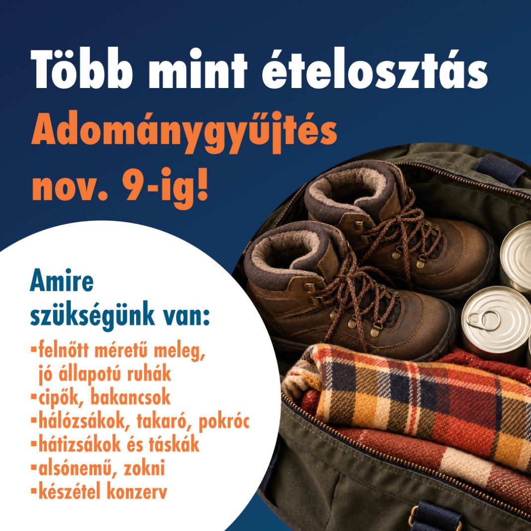 Több mint ételosztás – Adománygyűjtés