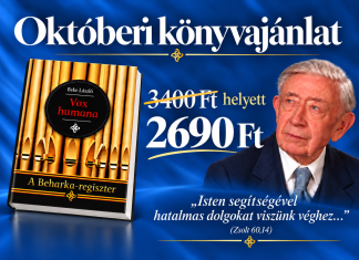 Havi könyvakció a Baptista Webshopon: Beke László: Vox humana – A Beharka-regiszter