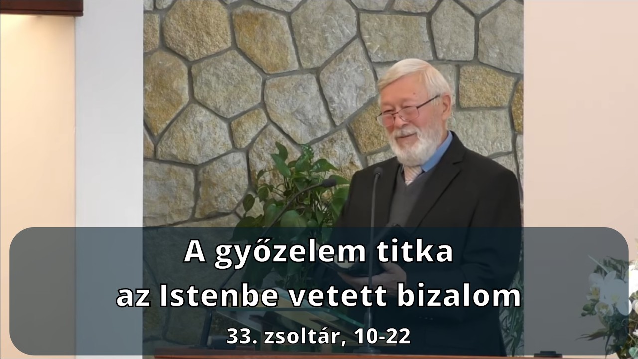 2026. 10. 18. délelőtti istentisztelet // Nemeshegyi Zoltán – Újpest
