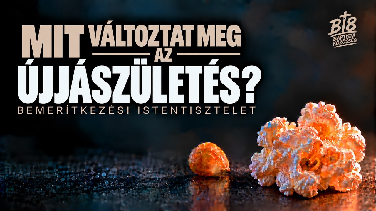 B18 Istentisztelet I Mit Változtat Meg Az Újjá Születés – Novák Zsolt I 2026.10.25. – Budapest
