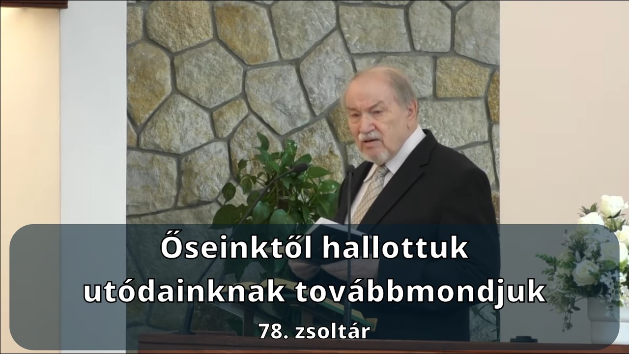2026. 10. 04. délelőtti istentisztelet // Marosi Nagy Lajos – Újpest